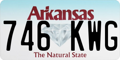 AR license plate 746KWG