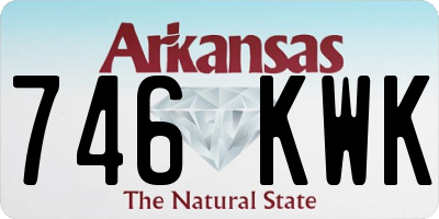AR license plate 746KWK