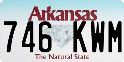 AR license plate 746KWM