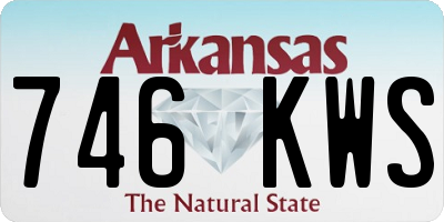 AR license plate 746KWS