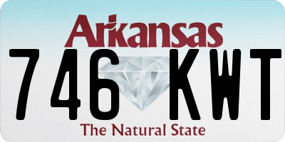 AR license plate 746KWT