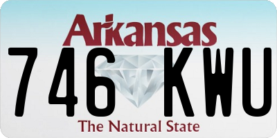 AR license plate 746KWU
