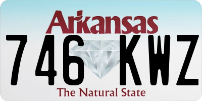 AR license plate 746KWZ
