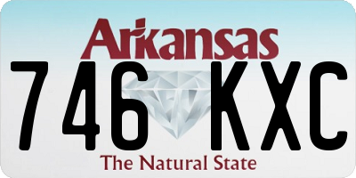 AR license plate 746KXC