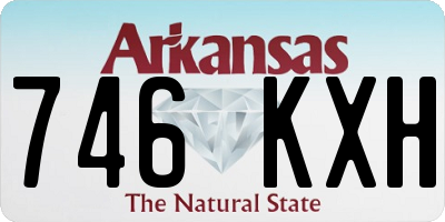 AR license plate 746KXH