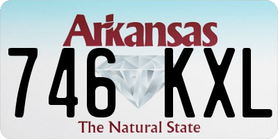 AR license plate 746KXL