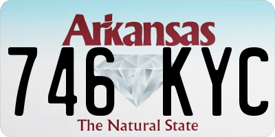 AR license plate 746KYC