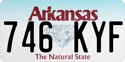AR license plate 746KYF