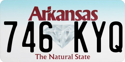 AR license plate 746KYQ