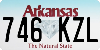 AR license plate 746KZL