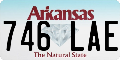 AR license plate 746LAE