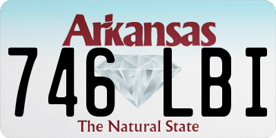 AR license plate 746LBI