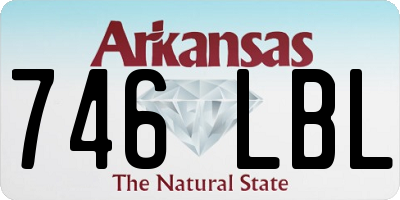 AR license plate 746LBL
