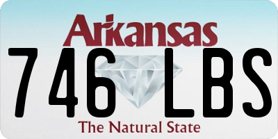 AR license plate 746LBS