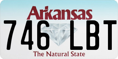 AR license plate 746LBT