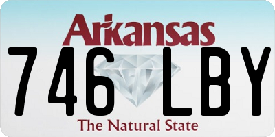 AR license plate 746LBY