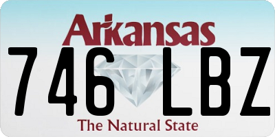 AR license plate 746LBZ