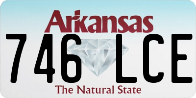 AR license plate 746LCE