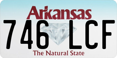 AR license plate 746LCF