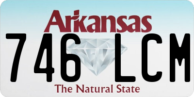 AR license plate 746LCM