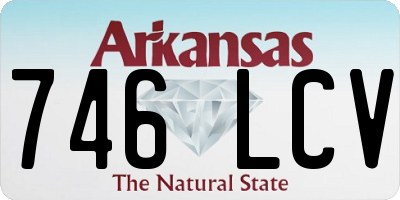 AR license plate 746LCV