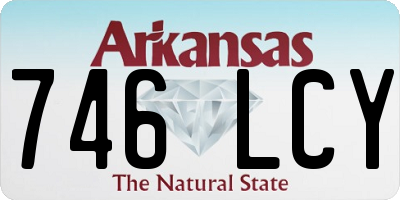 AR license plate 746LCY