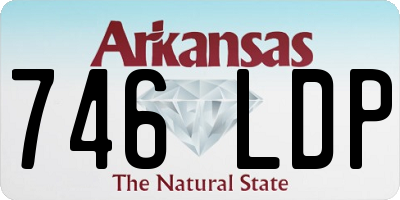 AR license plate 746LDP
