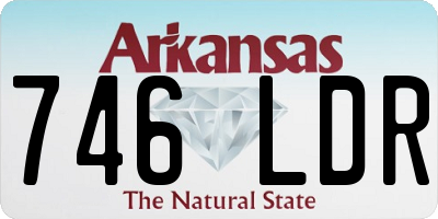 AR license plate 746LDR