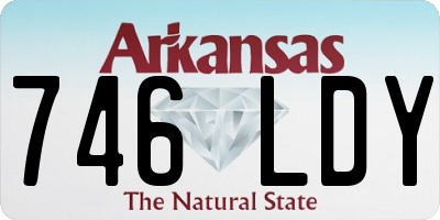 AR license plate 746LDY
