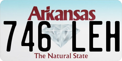 AR license plate 746LEH