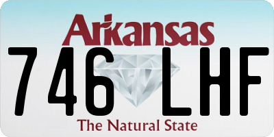 AR license plate 746LHF