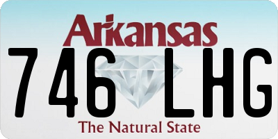 AR license plate 746LHG
