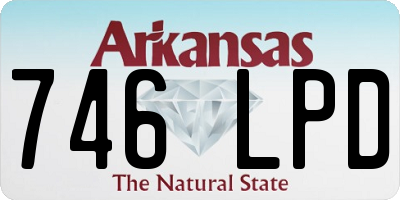 AR license plate 746LPD