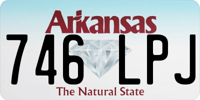 AR license plate 746LPJ