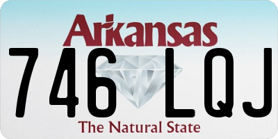 AR license plate 746LQJ