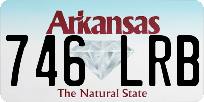 AR license plate 746LRB