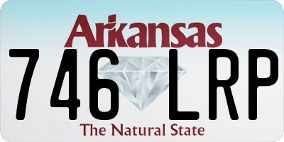 AR license plate 746LRP