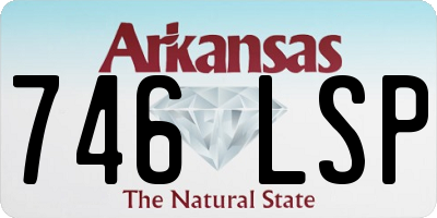 AR license plate 746LSP