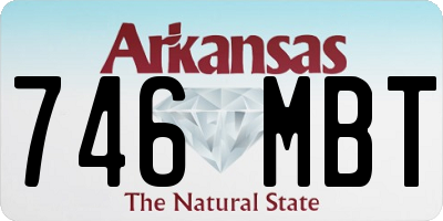 AR license plate 746MBT