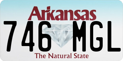 AR license plate 746MGL