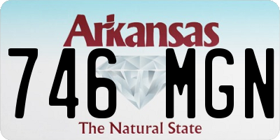 AR license plate 746MGN