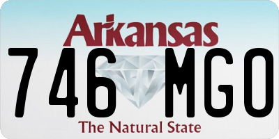 AR license plate 746MGO