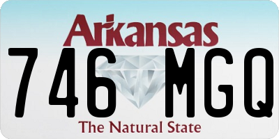 AR license plate 746MGQ
