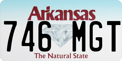 AR license plate 746MGT