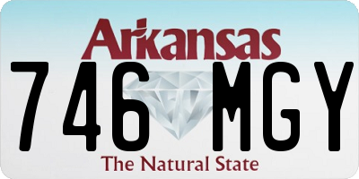 AR license plate 746MGY