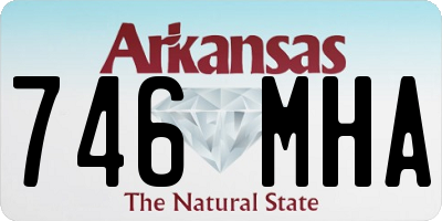 AR license plate 746MHA