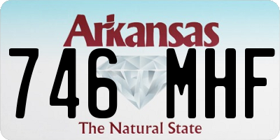 AR license plate 746MHF