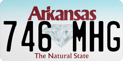 AR license plate 746MHG