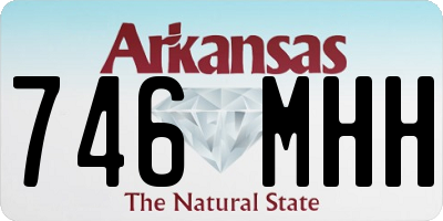 AR license plate 746MHH