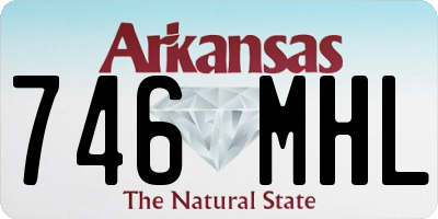 AR license plate 746MHL